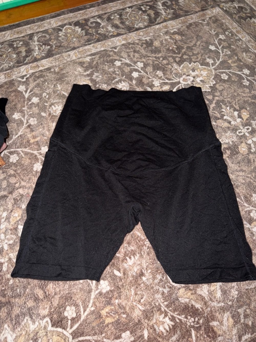 Black High-Waist Shaping Shorts